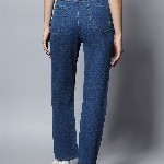 High Star Stretch Straight Fit Clean Look Jeans