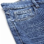 Mast & Harbour Women Wide Leg High-Rise Light Fade Stretchable Cargo Jeans
