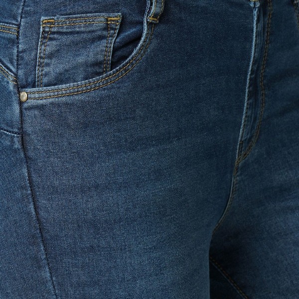 Kraus Jeans Women Skinny Fit Mid-Rise Light Fade Jeans