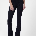 ONLY Women Black Flared High-Rise Jeans