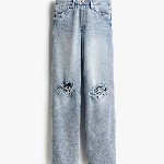 H&M Women Straight High Jeans