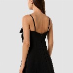 Forever New Women Sleeveless Bow Detailed A-Line Mini Dress