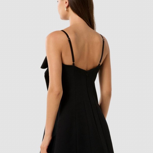 Forever New Women Sleeveless Bow Detailed A-Line Mini Dress