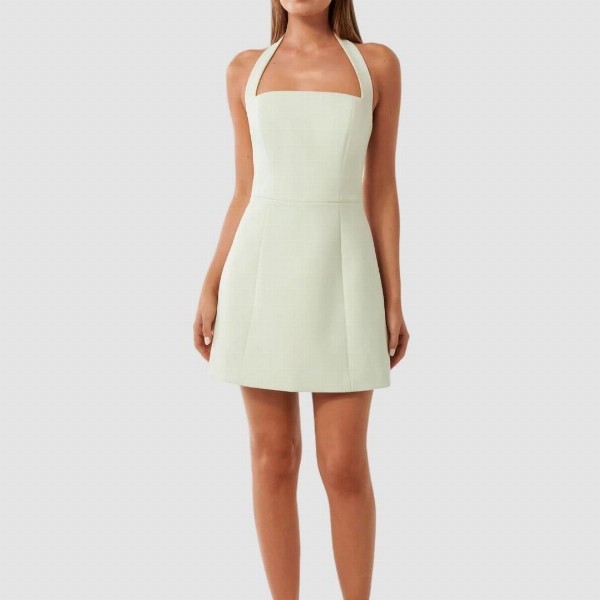 Forever New Halter Neck Fit & Flare Mini Dress