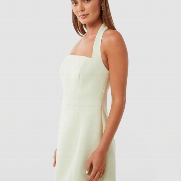 Forever New Halter Neck Fit & Flare Mini Dress