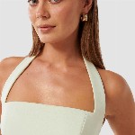 Forever New Halter Neck Fit & Flare Mini Dress