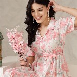 Stylum Floral Print Fit & Flare Midi Dress