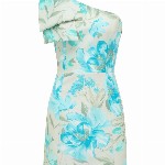 Forever New Women Floral Print One Shoulder A-Line Mini Dress