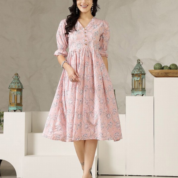 Stylum Women Floral Print A-Line Dress