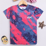 HRX by Hrithik Roshan Boys Printed Moisture Wicking T-shirt