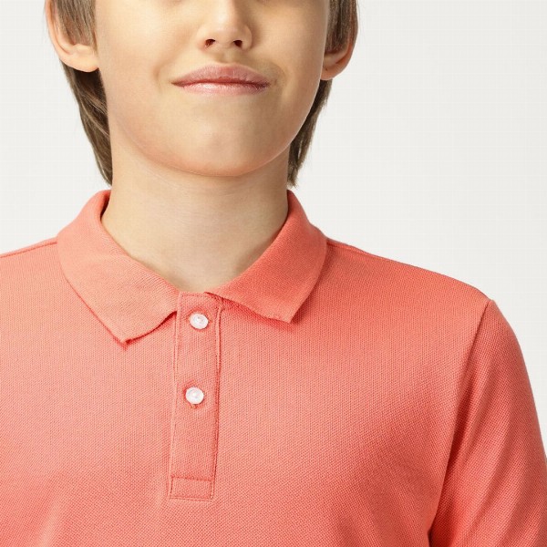 Nautica Boys Polo Collar Typography Printed T-shirt