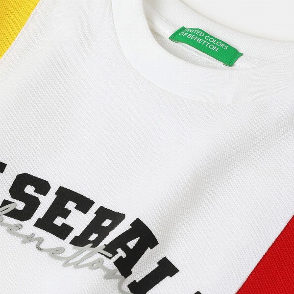 United Colors of Benetton Boys Colourblocked Pure Cotton T-shirt