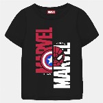 YK Marvel Boys 3 Avengers Printed Applique T-shirt