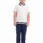 Rare Ones Boys Solid Zipper Polo
