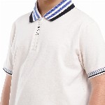 Rare Ones Boys Solid Zipper Polo