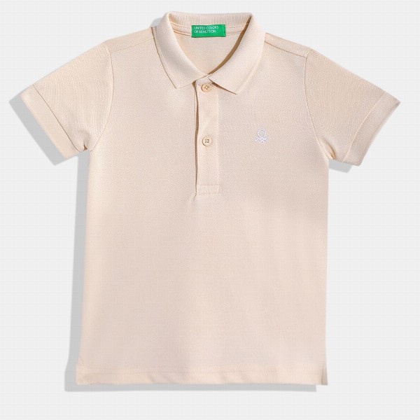 United Colors of Benetton Kids Boys Polo Collar T-Shirt