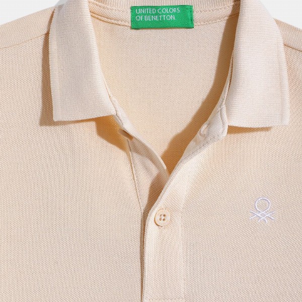United Colors of Benetton Kids Boys Polo Collar T-Shirt