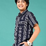 V-Mart Boys Opaque Striped Casual Shirt