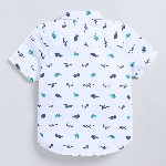 Happy Faces Kids Boys Printed Pure Cotton Casual Shirt