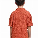 Rare Ones Boys Cuban Collar Jacquard Shirt