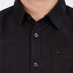 French Connection Boys Premium Spread Collar Solid Cotton Casual Shirt
