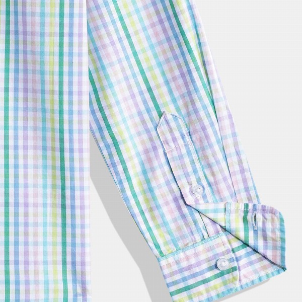 United Colors of Benetton Boys Cotton Tartan Checked Casual Shirt