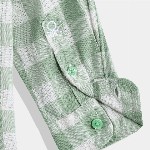 United Colors of Benetton Boys Cotton Windowpane Checked Casual Shirt