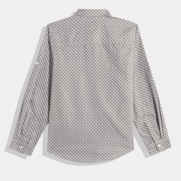 Allen Solly Junior Boys Printed Pure Cotton Casual Shirt