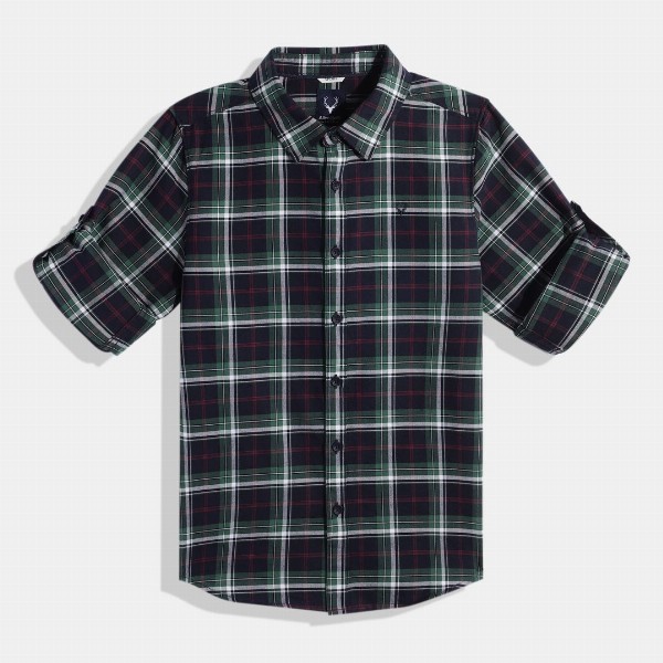 Allen Solly Junior Boys Sport Checked Casual Shirt