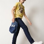 Jack & Jones Junior Boys Straight Fit Clean Look Light Fade Pure Cotton Whiskers Jeans