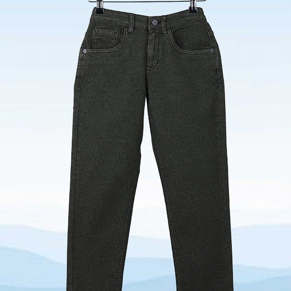 HERE&NOW Boys Straight Fit Mid Rise Clean Look Stretchable Jeans