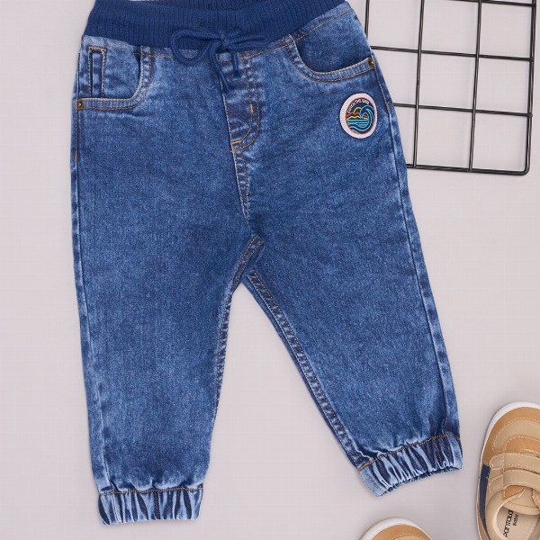 Pantaloons Baby Boys Regular Fit Heavy Fade Jeans
