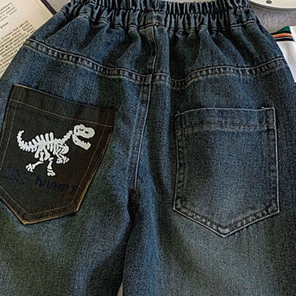FOREVER FRIDAY Boys Low Distress Light Fade Jeans