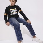 Jack & Jones Junior Boys Relaxed Fit Heavy Fade Stretchable Jeans