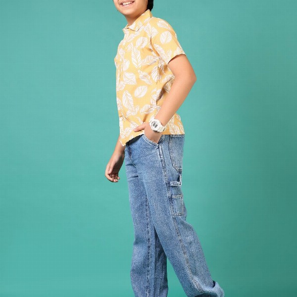 V-Mart Boys Low Distress Light Fade Jeans