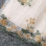 Girls Floral Print Embroidered Fit & Flared Dress