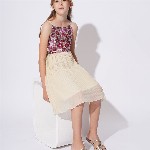 Vero Moda Embellished Fit & Flare Dress