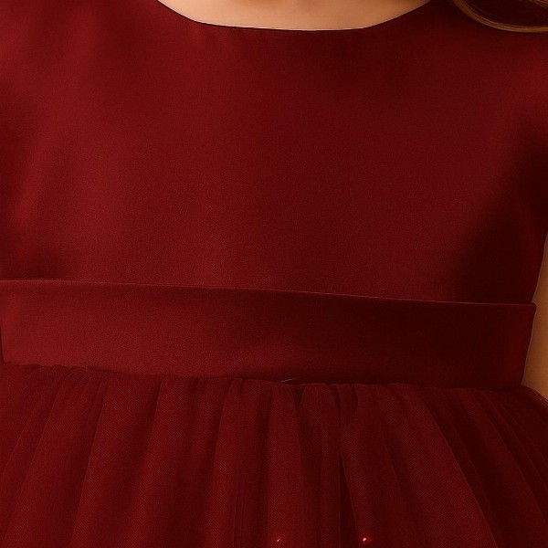 Tejam Girls Red Dresses