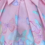 Miss & Chief Animal Print Satin A-Line Dress