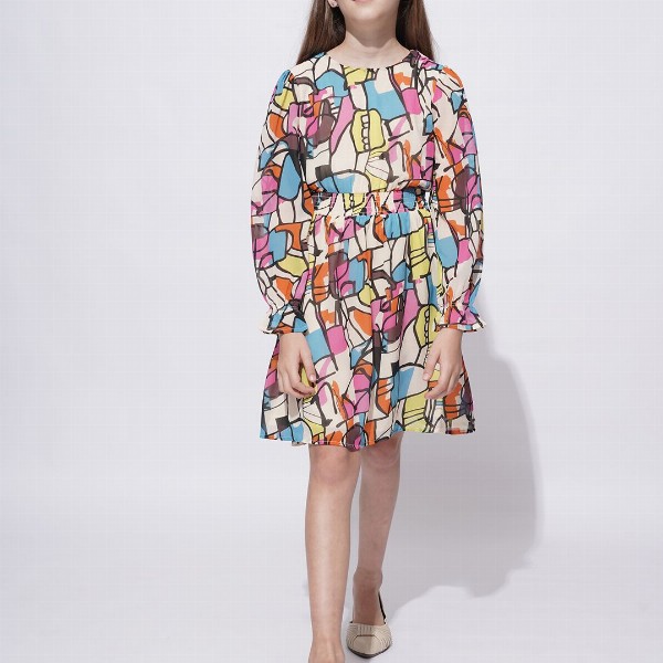 Vero Moda Print A-Line Dress