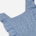 Ed-a-Mamma Girls Schiffli Embroidered Fit & Flare Dress