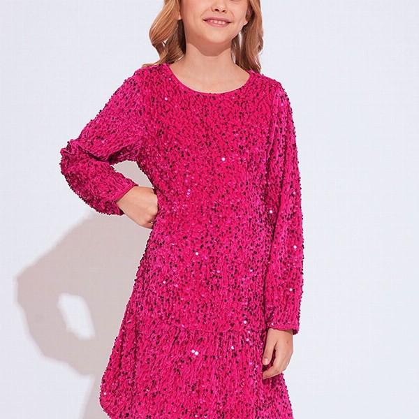 Vero Moda Sequin Embellished A-Line Dress