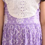 Sangria GirlsPrinted Cotton A-Line Midi Dress