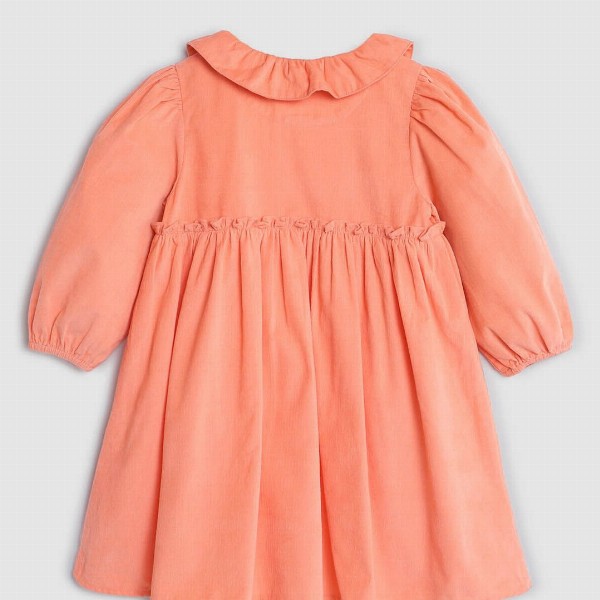 Somersault Girls Peter Pan Collar Corduroy Pure Cotton A-Line Dress