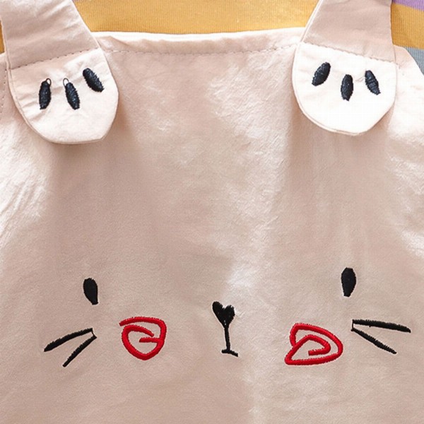 YK Colourblocked Cotton Pinafore Dress