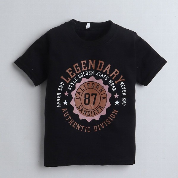 BAESD Boys Notched Lapel Collar Single-Breasted Blazer with Trouser & T-Shirt 3-piece Suit