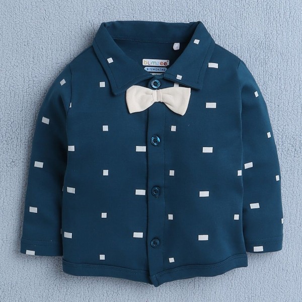BUMZEE Boys Printed Shirt with Trousers