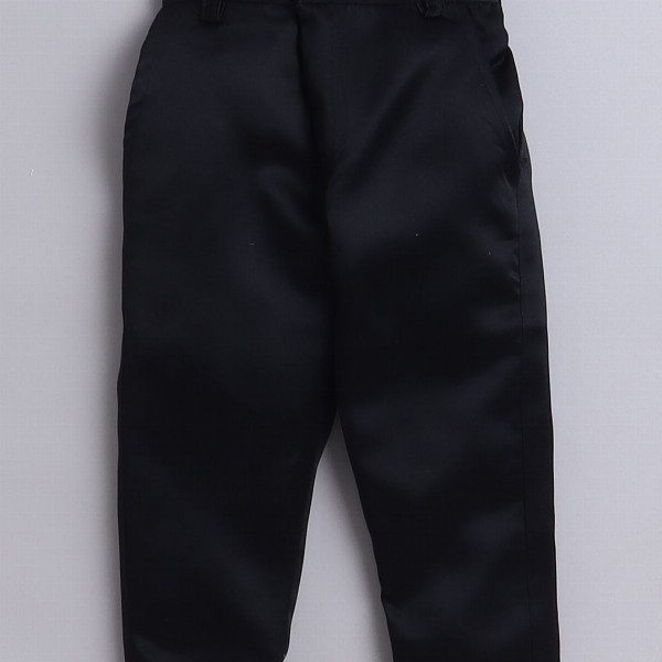 BAESD Boys 3 Pieces Checked Embellished Single-Breasted Suits