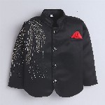 FOURFOLDS Boys 2-Piece Embroidered Suit