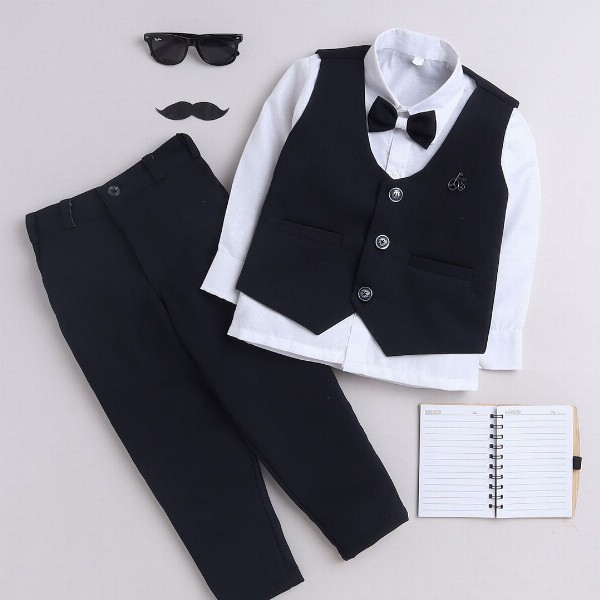 BAESD Boys Single-Breasted Three-Piece Party Suit